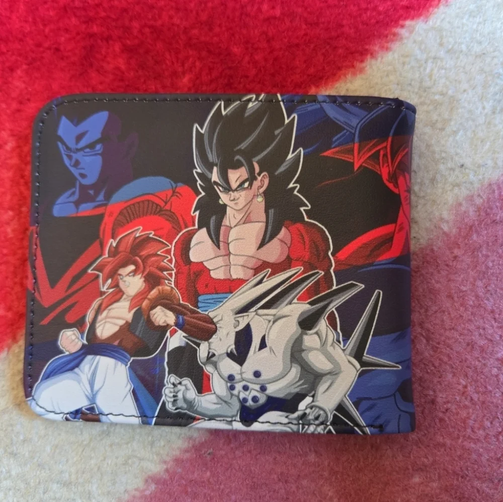 New dragon ball super anime manga leather wallet
